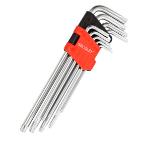 GROSLEY torxkulcs készlet 9 részes T10-T50 - extra hosszú