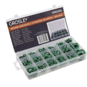 GROSLEY Zöld tömítés | O-gyűrű készlet – 420 db
