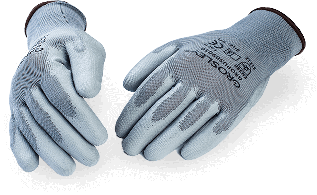 GROSLEY szerelőkesztyű nitril bevonattal és poliészter kézháttal L (9-es) méretben (GR69005)