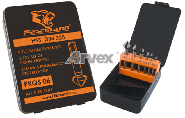 Festmann FKQ HSS süllyesztő fúró készlet