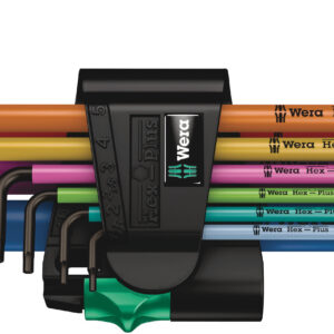 Wera 950/9 Hex-Plus Multicolour 1 imbuszkulcs készlet 9 részes 1,5-10mm