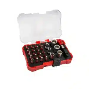 GROSLEY 28 részes dugókulcs és bitkészlet kazettában S2 acél (GR56046)