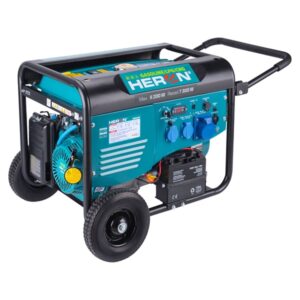HERON 8896326 8 kVA benzin-gáz, egyfázisú, ATS-képes áramfejlesztő