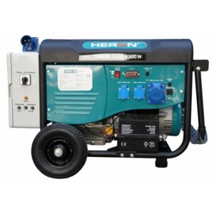 HERON 8896421-AU1 421 WHITE, egyfázisú 6,8 kVA áramfejlesztő