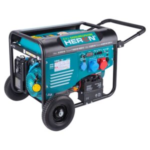 HERON 8896327 8 kVA benzin-gáz, 400/230 V, távindító áramfejlesztő