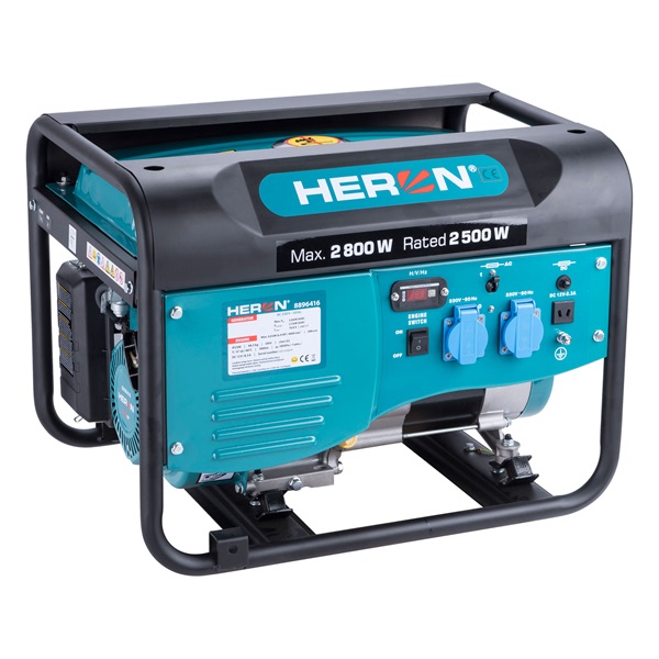 HERON 8896416 2,6 kVA, egyfázisú, AVR áramfejlesztő